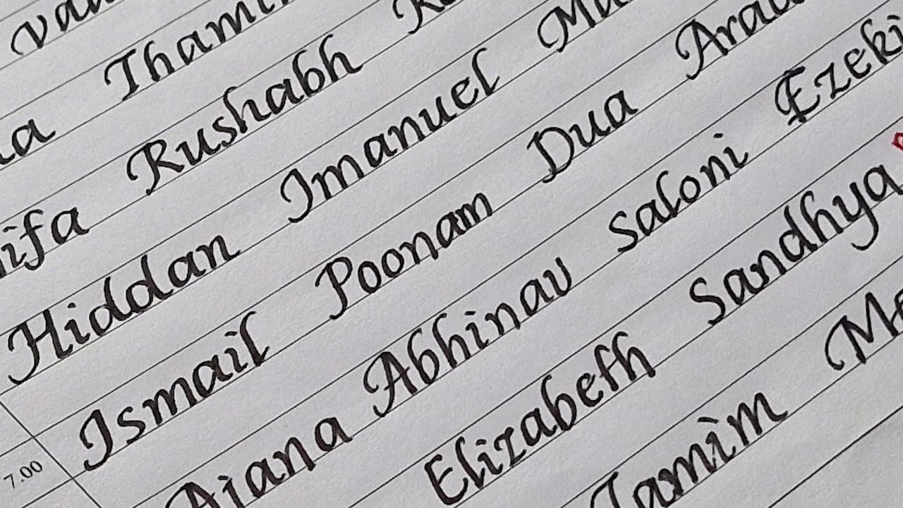 🔴 LIVE Name Writing Challenge ✍️ | Beautiful Handwriting | Write Your Name Live!