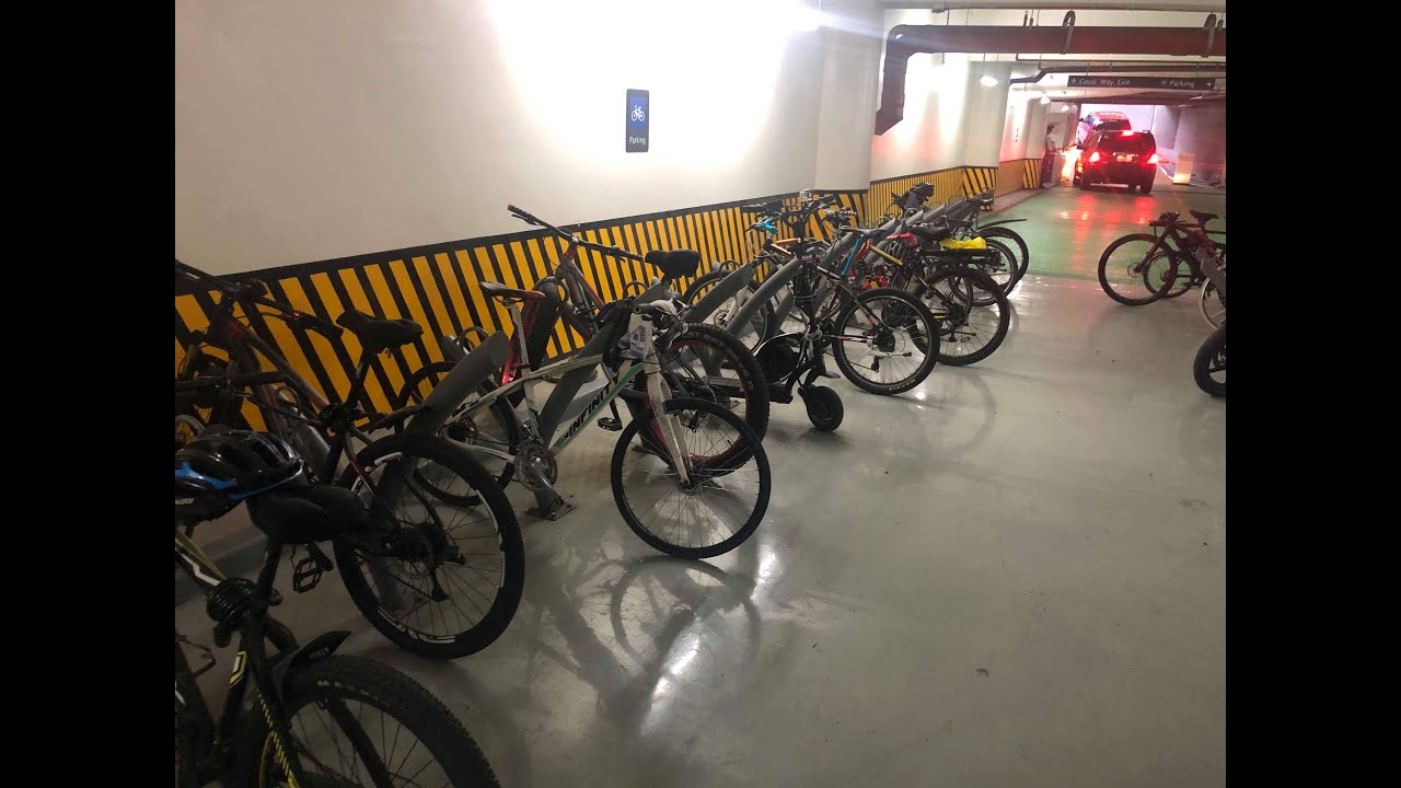 Conrad Manila Basement Bike Parking