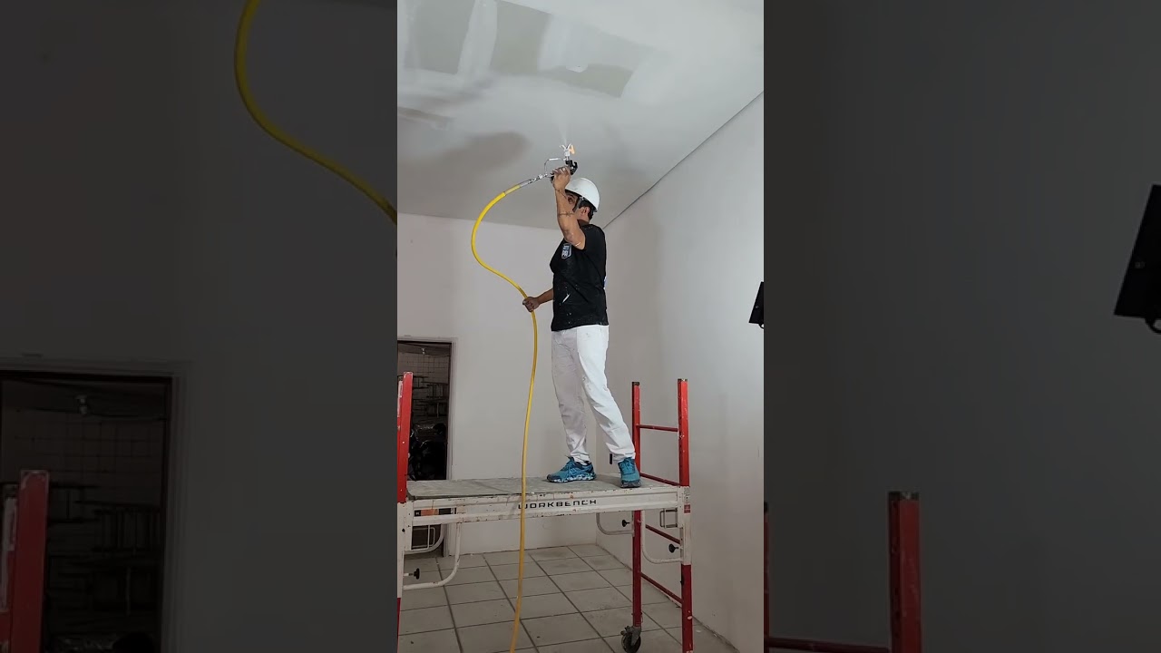 Massa corrida no sistema Mecanizado Airless