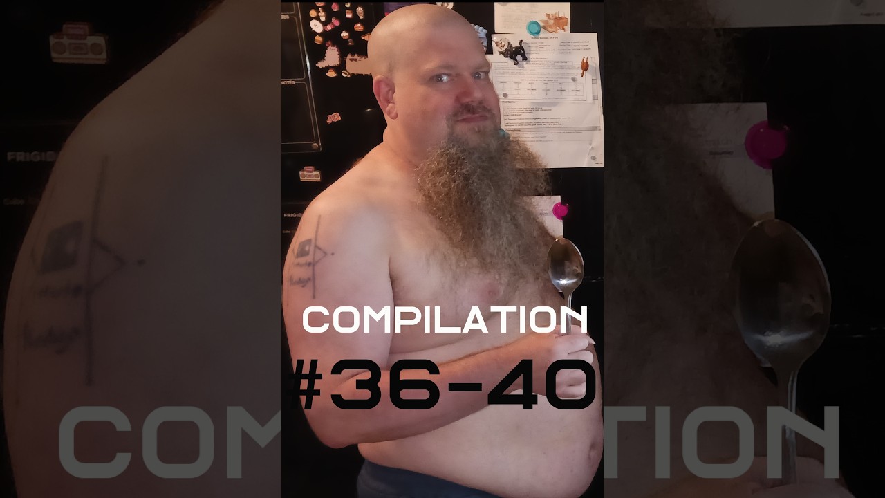 Fat / Shirtless: Eating a Bowl of Soup | Compilation 36 - 40