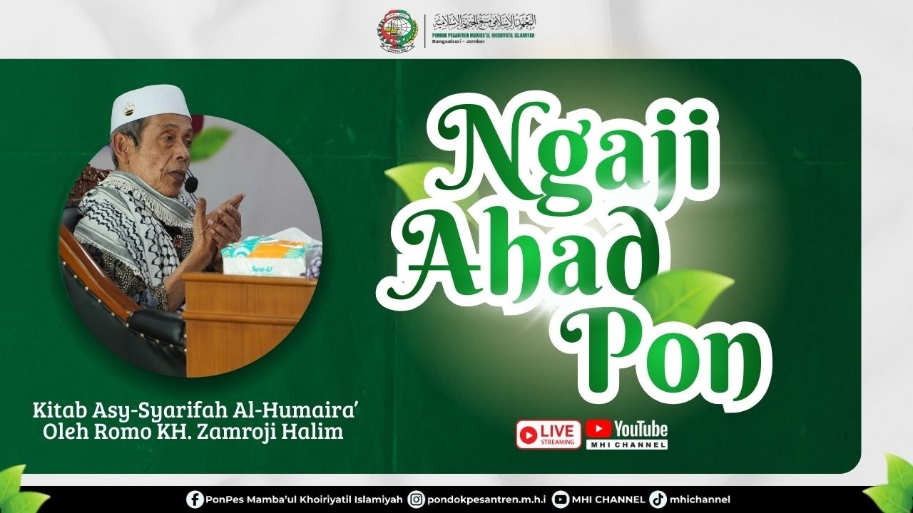 🔴 LIVE STREAMING Pengajian Kitab Kitab  Asy-Syarifah Al-Khumaira' Oleh Romo KH. Zamroji Halim