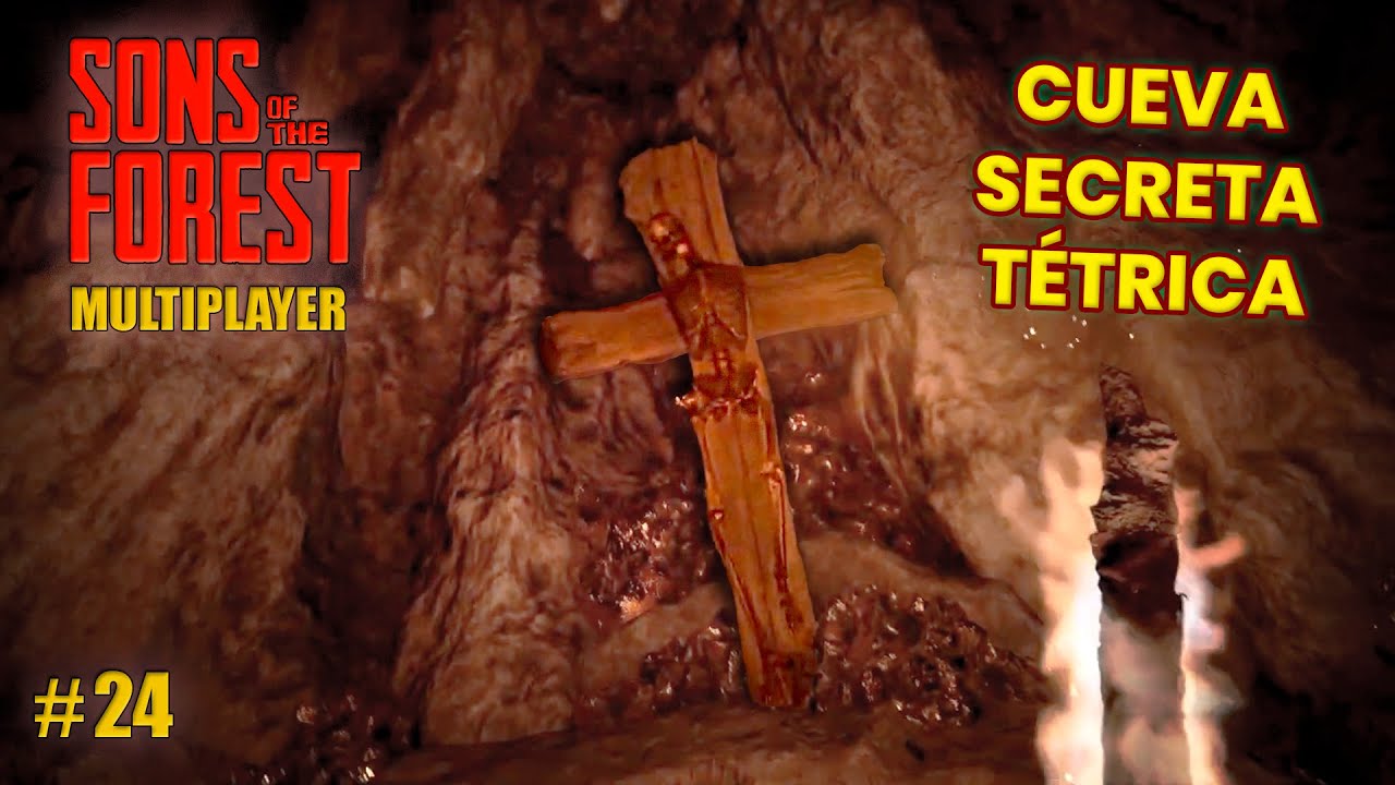 😱✝️ CUEVA OCULTA con RISAS TURBIAS 😨 | Sons of the Forest (Gameplay latino)