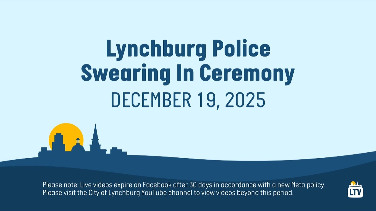Lynchburg Police Swearing-In Ceremony 12-19-2025