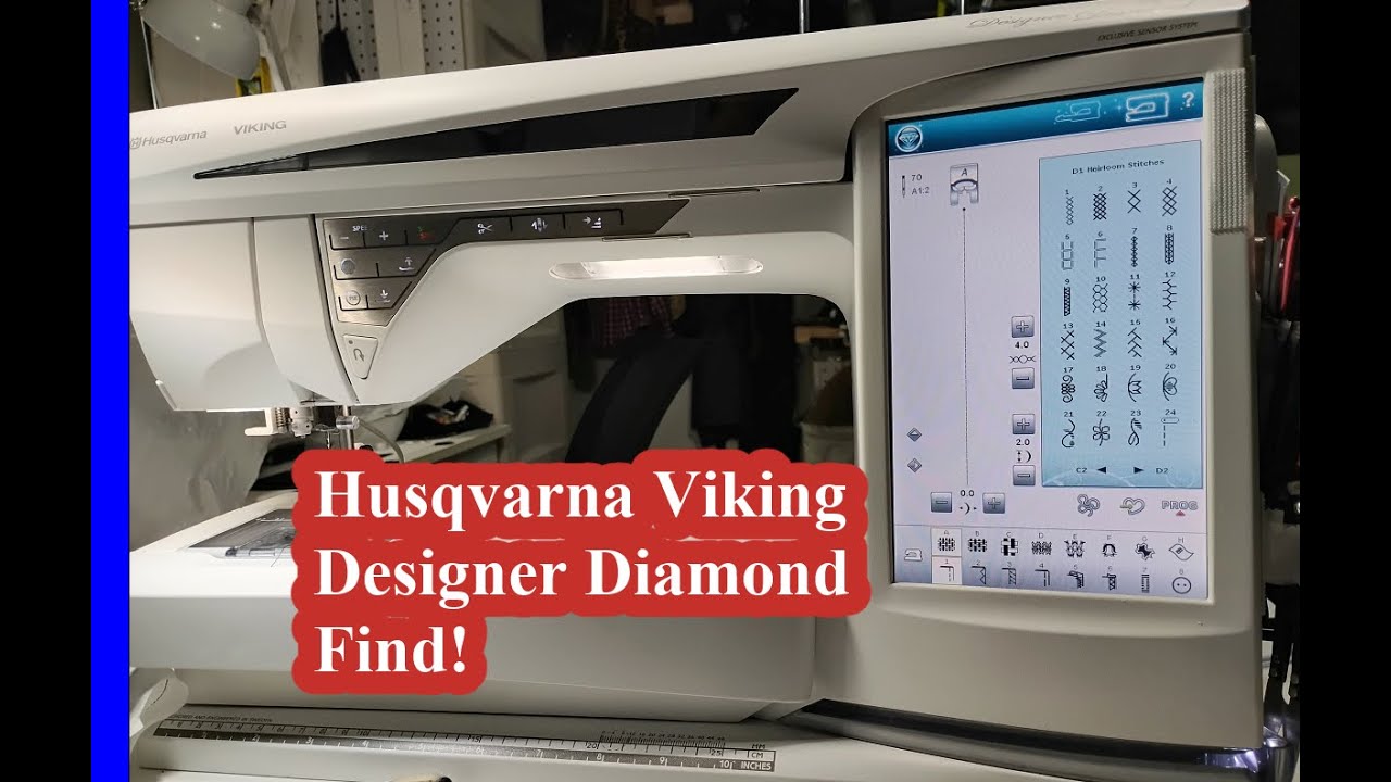 Husqvarna Viking Designer Diamond   FIND!!