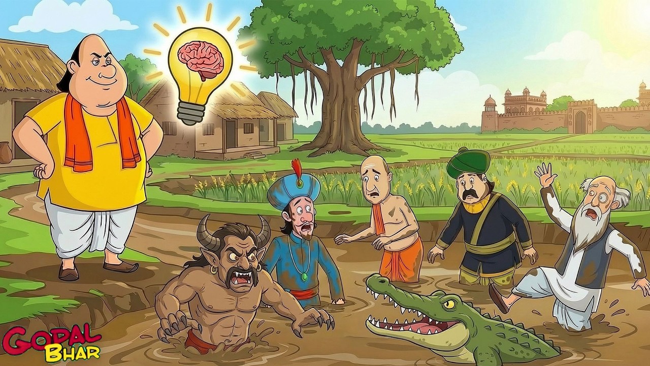 গোপালের বুদ্ধির রহস্য! পুকুরে নাকি দানব | The Secret of Gopal’s Intelligence