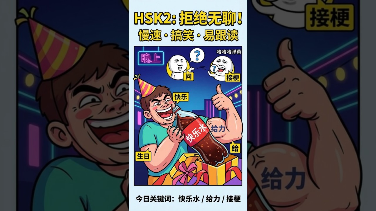 HSK 2 Birthday & Daily Words | Slow Chinese Practice