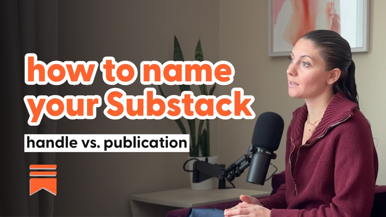 Naming Your Substack: Handle vs. Publication