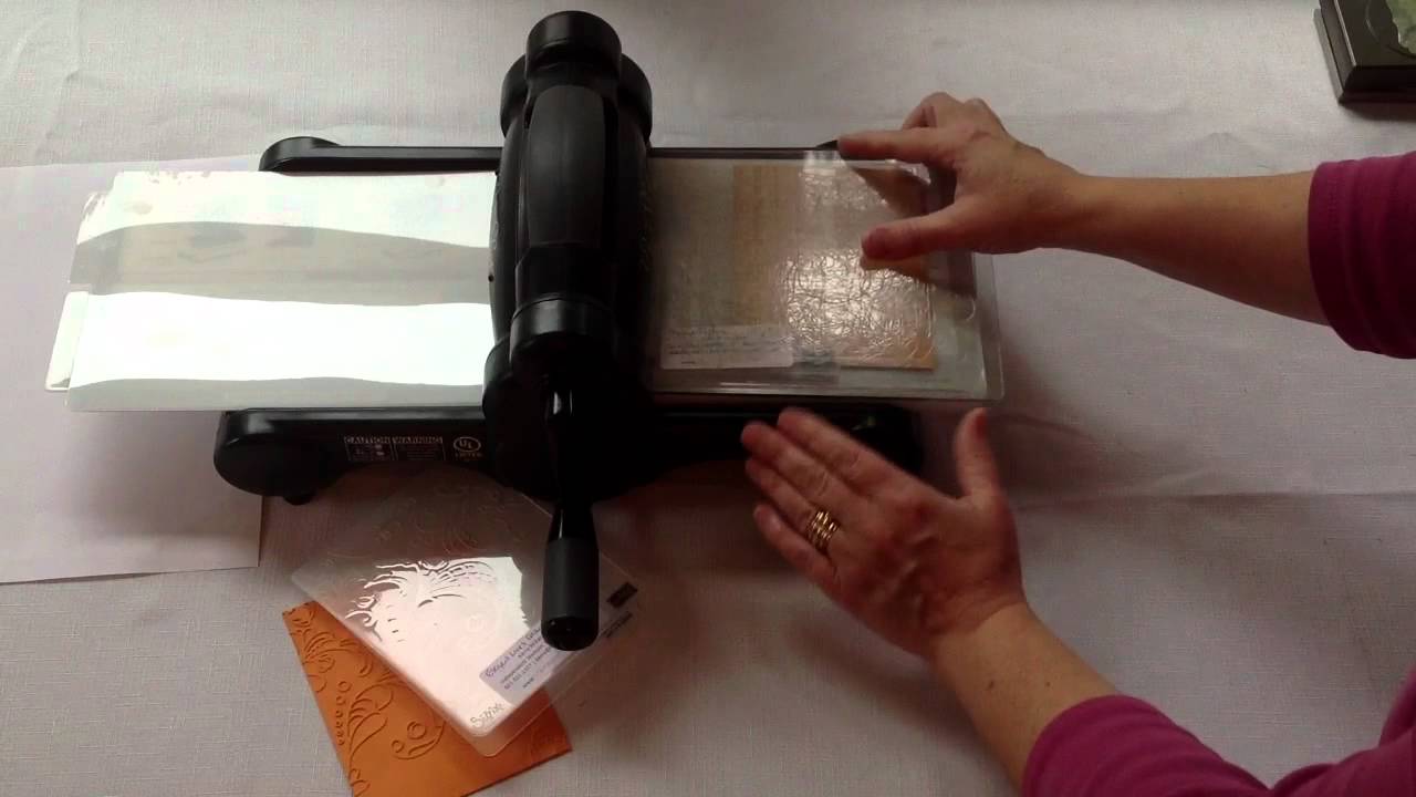 Big Shot Basics: Embossing Folders