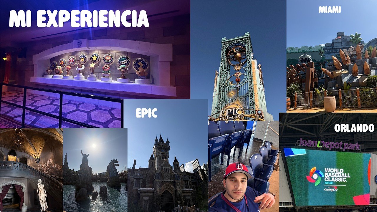 My experience at the baseball classic and Universal Orlando!