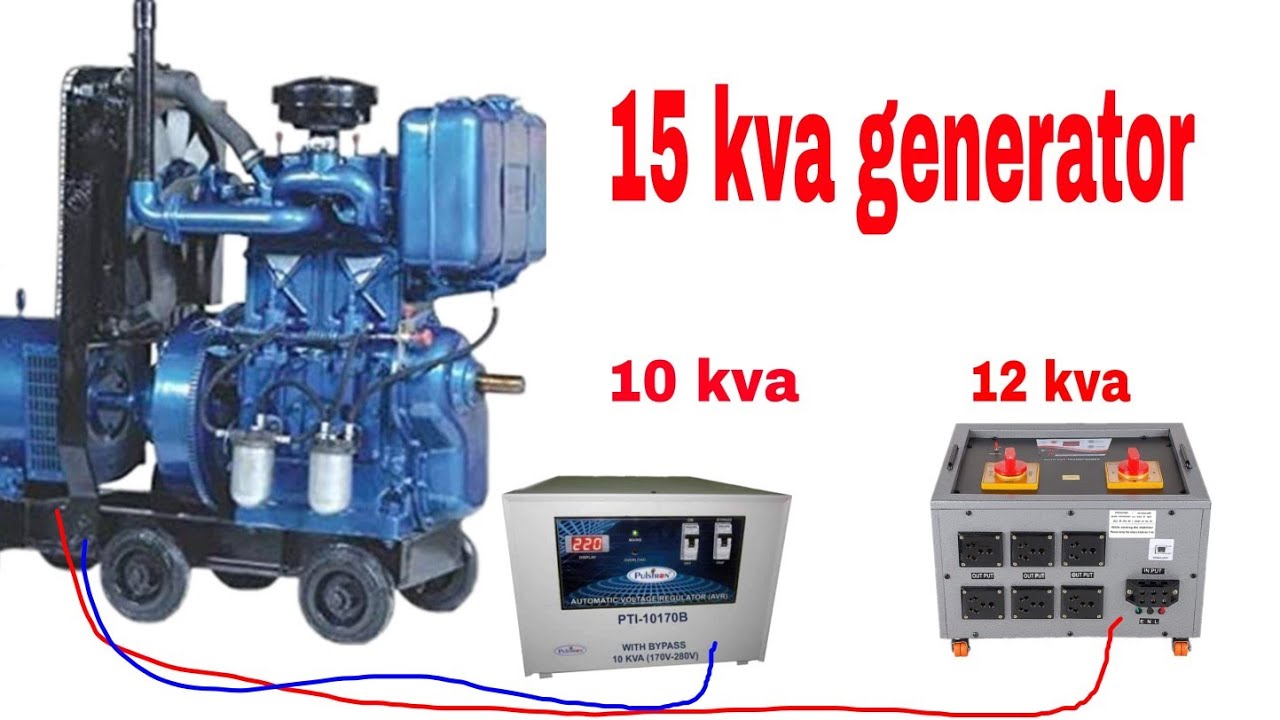 15 kva generator load calculation