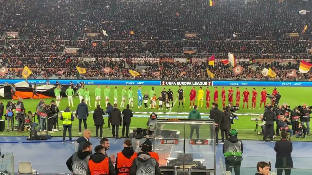 Roma Feyenoord - Settantamila cantano Roma Roma