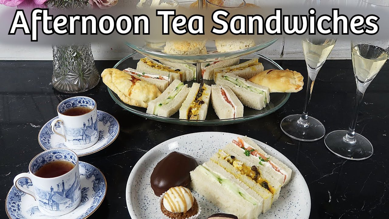 Afternoon Tea Sandwiches Recipes | Coronation Chicken | Salmon & Cream Cheese | Cucumber Sandwiches