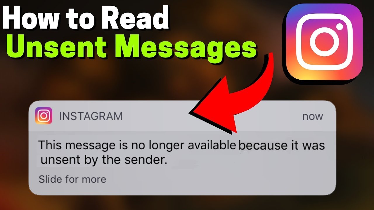 How to Read DELETED Messages on Instagram! | Using Notifications History