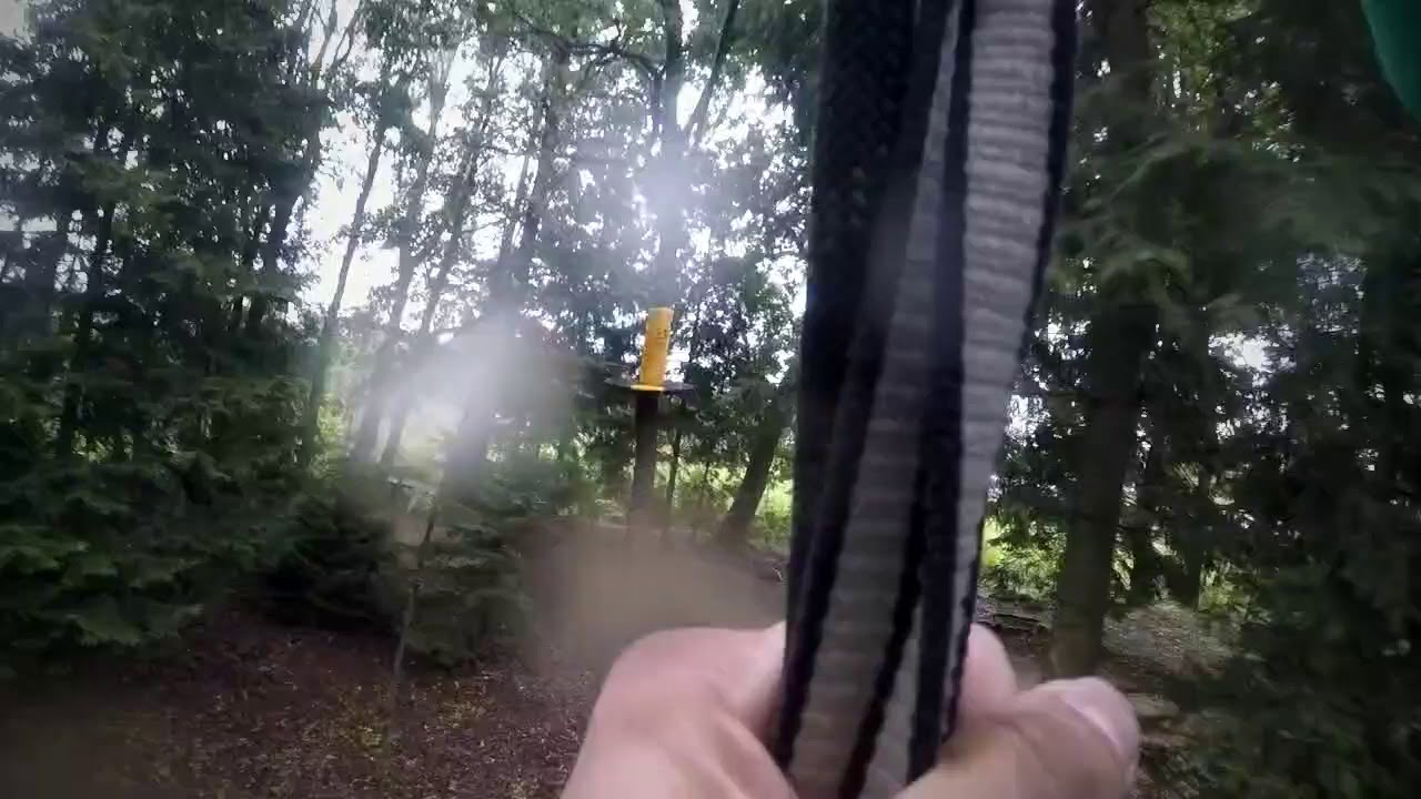 Laipiojimas medžiais / mėlyna trasa / Taurų nuotykių parkas / Tauragė