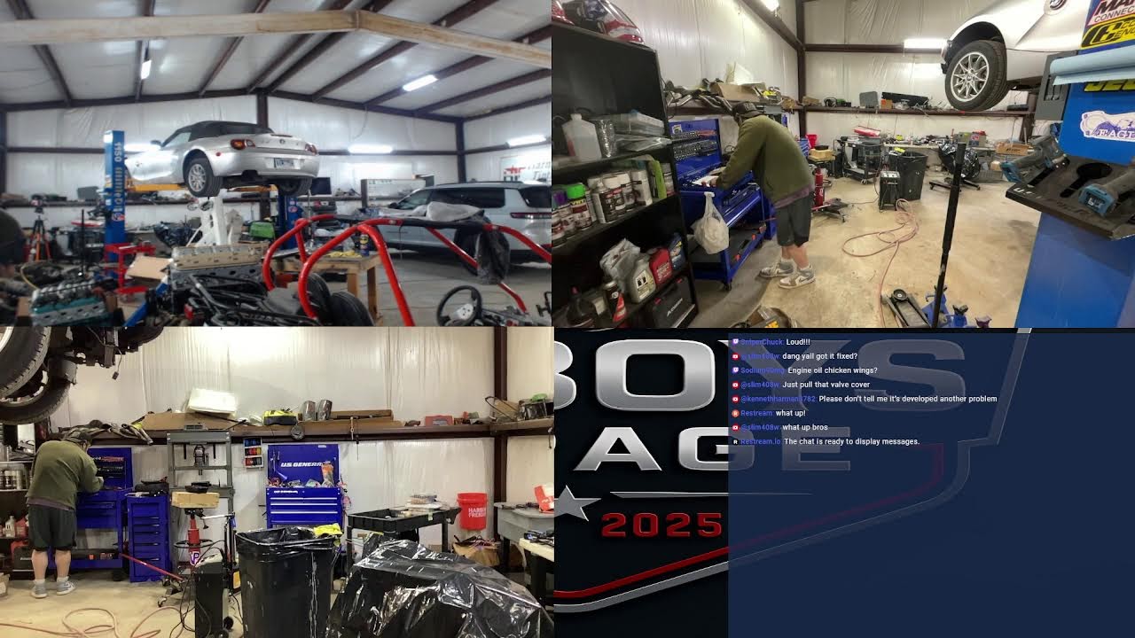 Streaming stuff from the shop today!