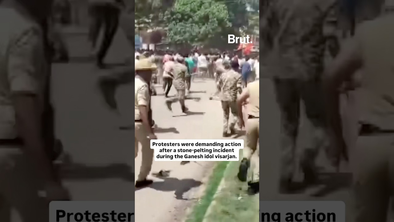 Ganesh Procession turned violent in Karnataka&rsquo;s Maddur.