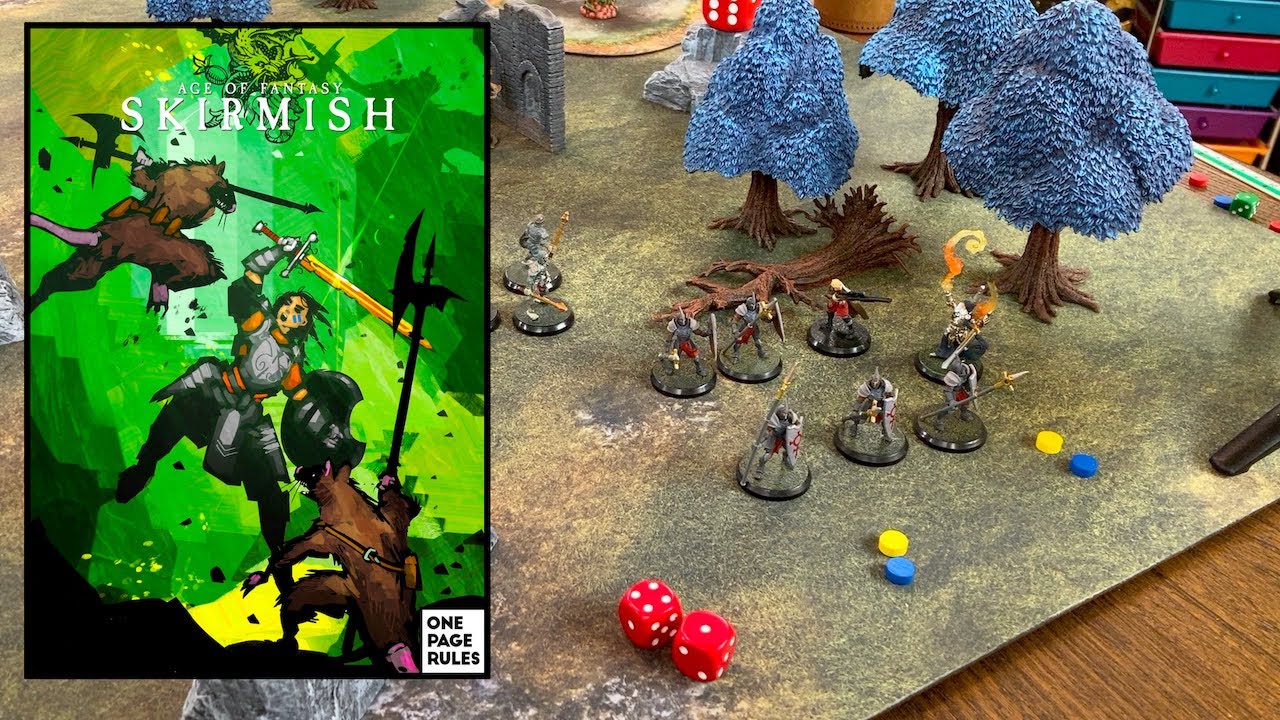 Age of Fantasy Skirmish Game, Wizard vs Necromancer