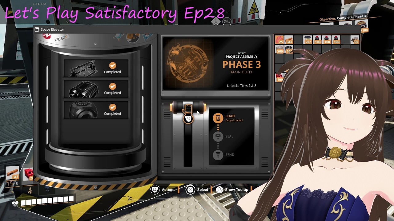 Strawberry Plays Satisfactory Ep 28: Completing Phase 3