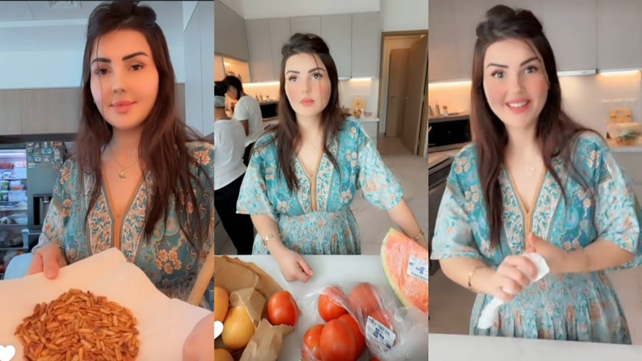 نور وعصام 🔥 نوشه رح بنلش تجهيز اللحمة المفرومة لكوسا اللبن 