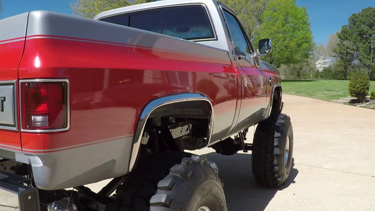 West TN 1984 Chevrolet Silverado Monster Show Truck Frame off Restoration Info www sunsetmotors com