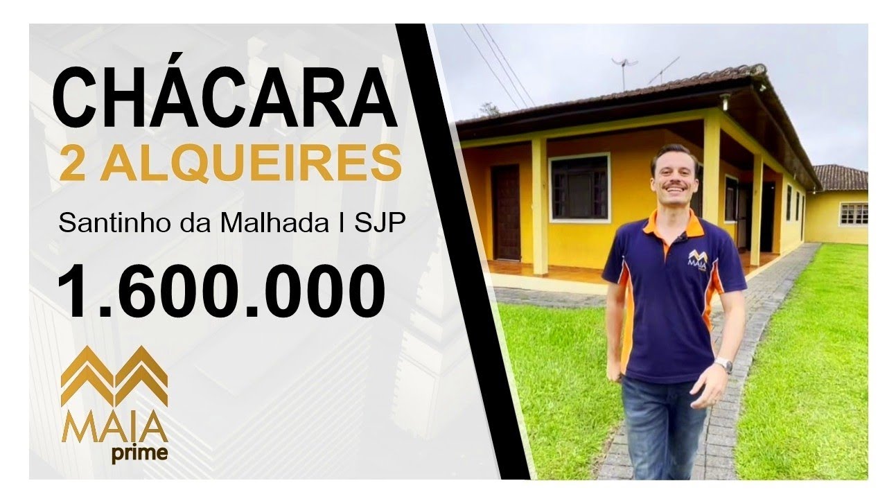 Belíssima Chácara à venda no Saltinho da Malhada, São José dos Pinhais-PR (R$: 1.600.000,00)