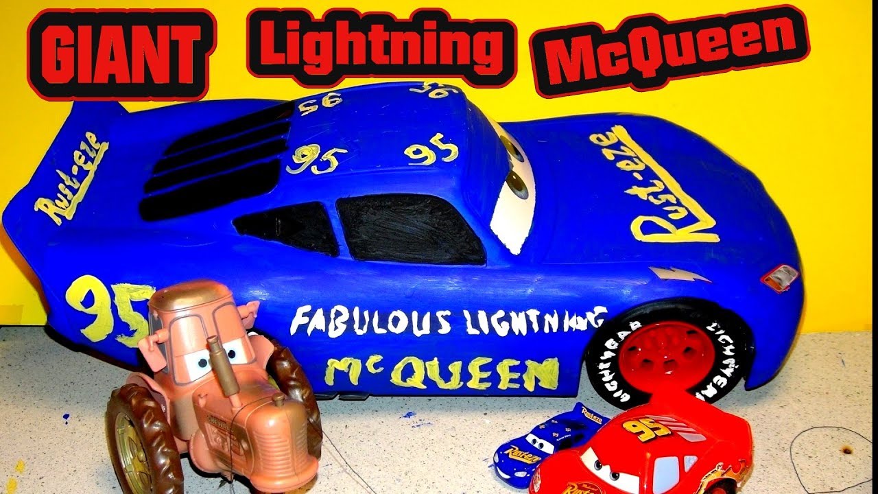 Pixar Cars 3 Extra Large Fabulous Lightning McQueen Custom Painted Tribute to Doc Hudson