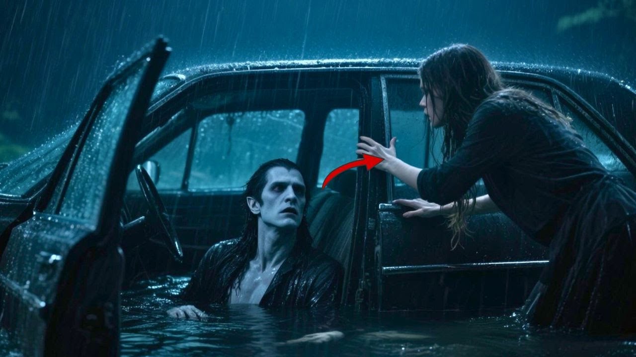 She Pulled a Vampire King From a Sinking Car… Then He Changed Her Life Forever