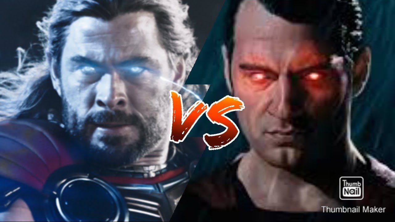 Thor VS Superman: THE CLASH OF THE GODS !