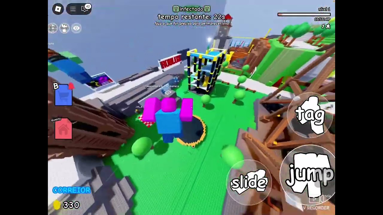Jogando um jg de pega-pega (untliled tag game)