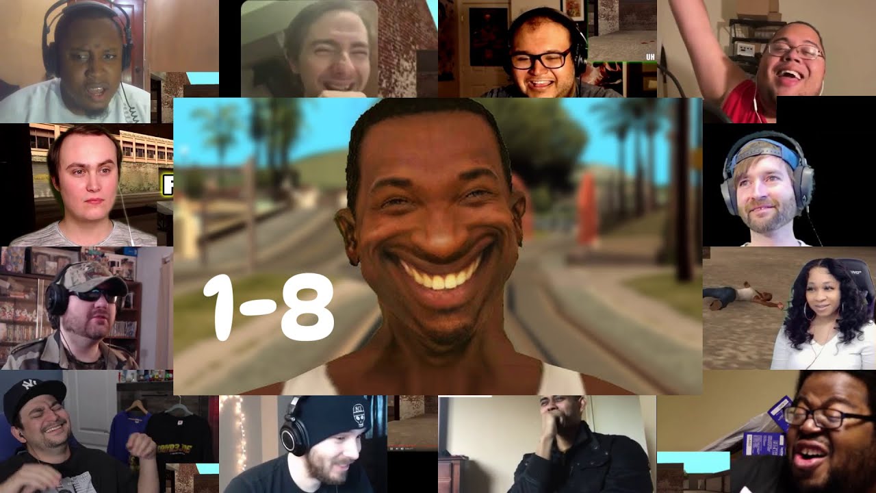 Flyingkitty GTA SA YTP 1-8 Reaction Mashup