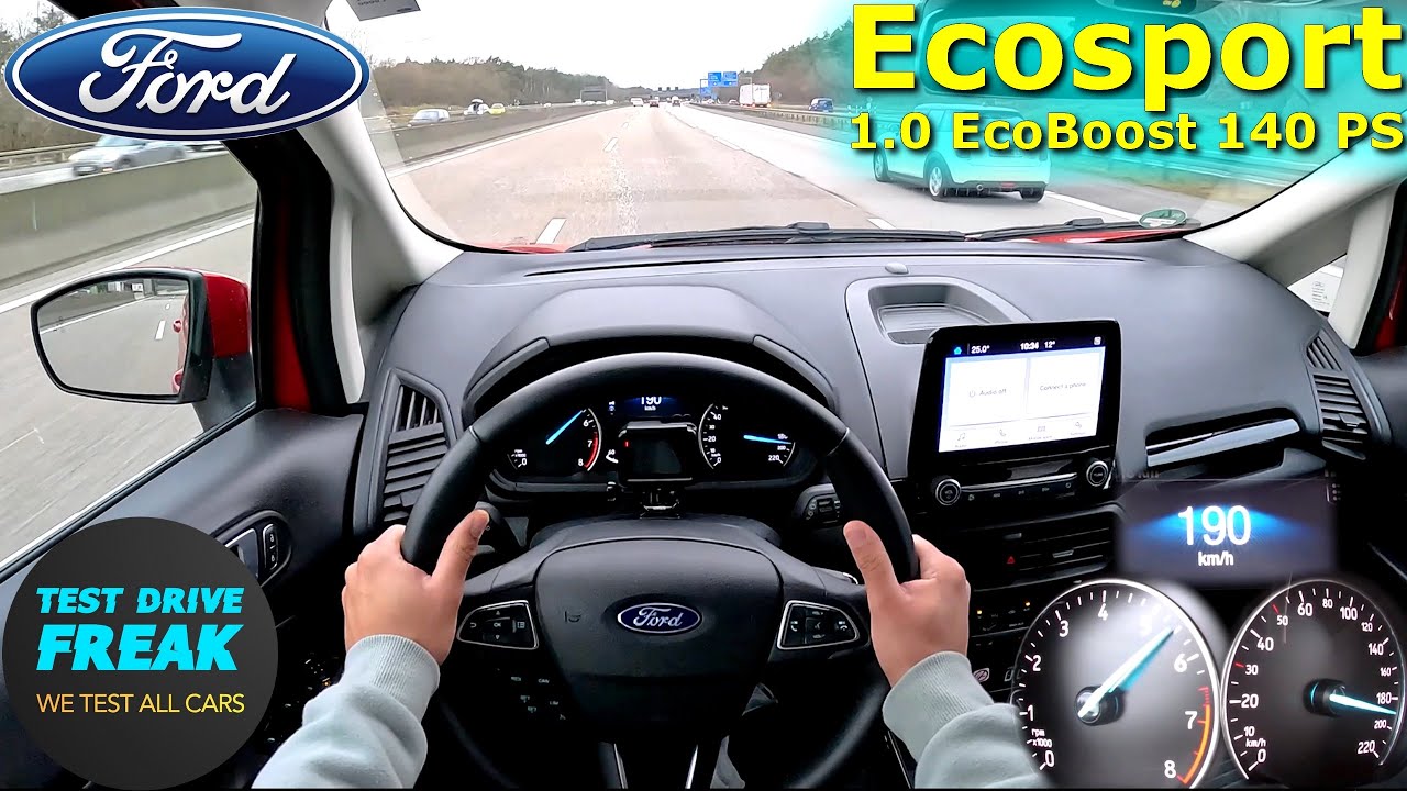 2022 Ford Ecosport 1.0 EcoBoost 140 PS TOP SPEED AUTOBAHN DRIVE POV