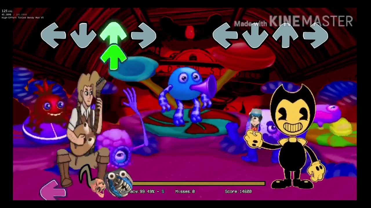 FNF: High-Effort Titled Bendy Mod | Clash of Singing Dancing Singing Singing the Titans [FC]