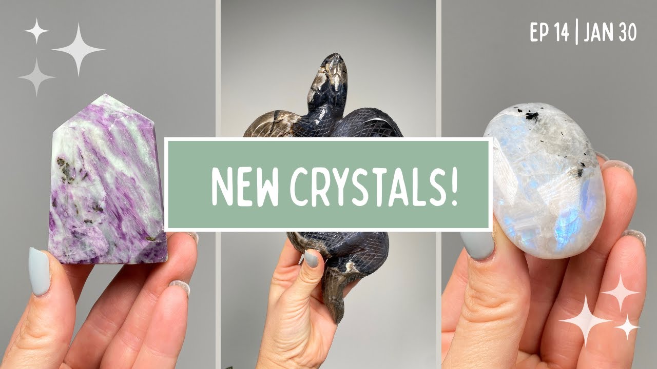 New Crystals!🌿 // Ep 14🎞️ // Weekly Crystal Drop🔮 // Small Crystal Shop UK 💜