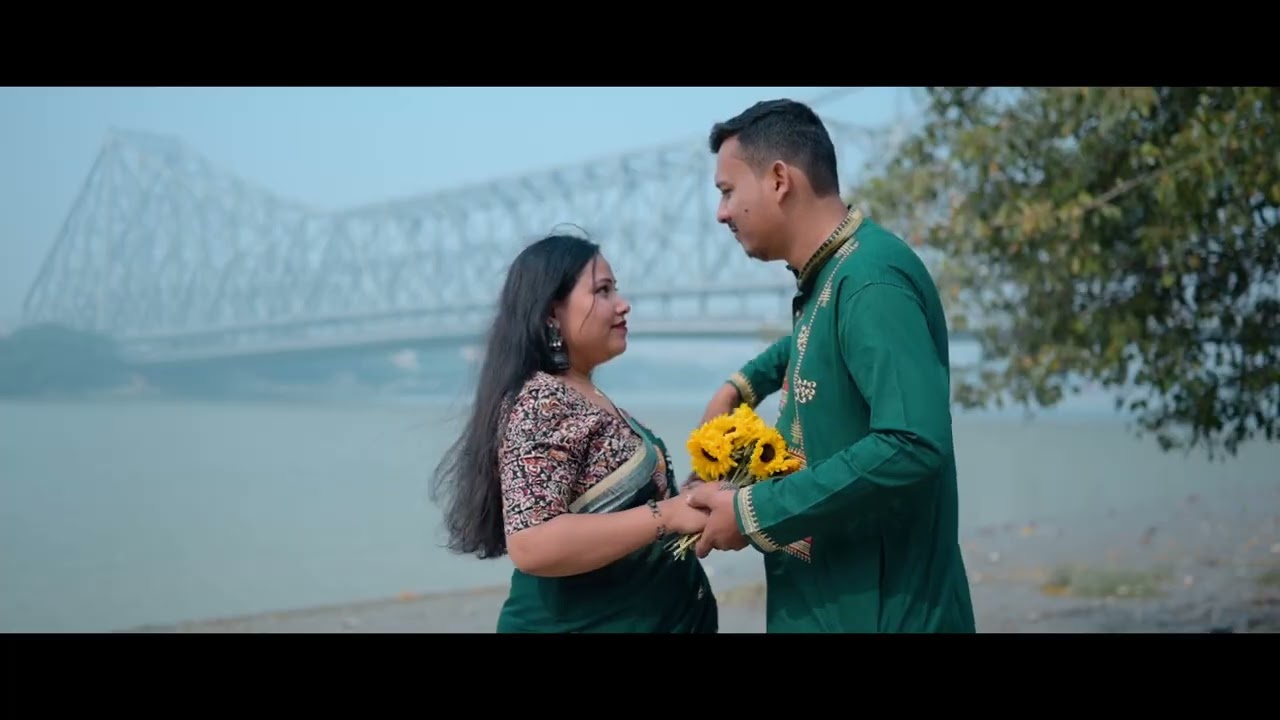 Sourav ❣️Bithi kolkata hawrah bridge viktoriya memorial Babughat pree wedding 2026