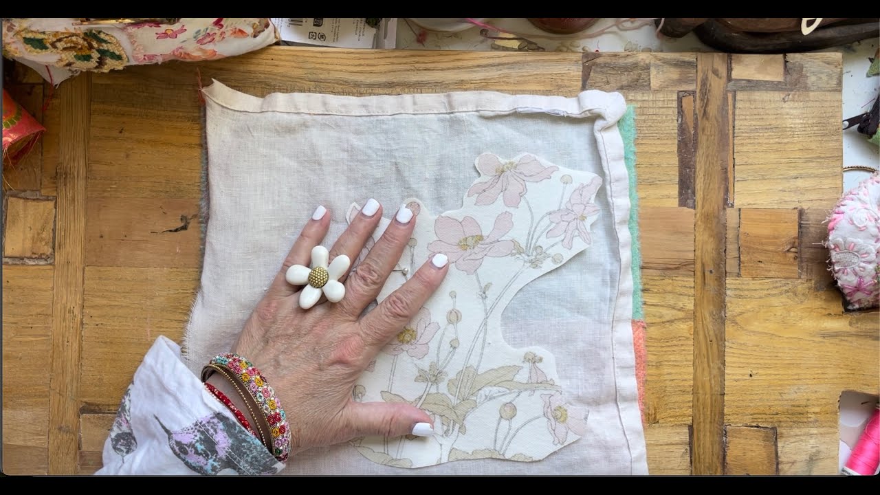 Embroidered Floral Panels Project | Ep 1