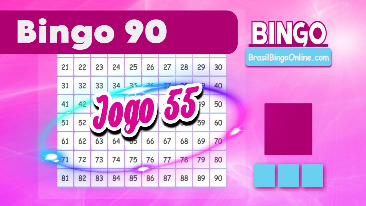 Bingo 90 Bolas em Casa  Jogo 55 Brasil Bingo Online