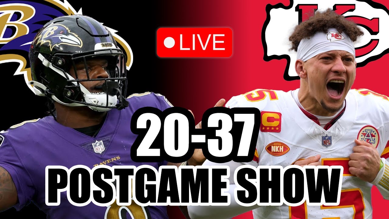 CHIEFS CRUSH RAVENS! EMBARASSING 1-3 START! INSTANT REACTION / RAVENS RANT