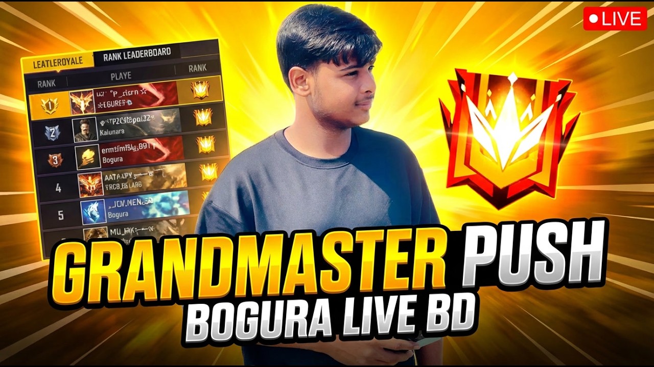 🔴[Live] - Grandmaster Region Push 🔥 Free Fire Live... #shorts  #livestream