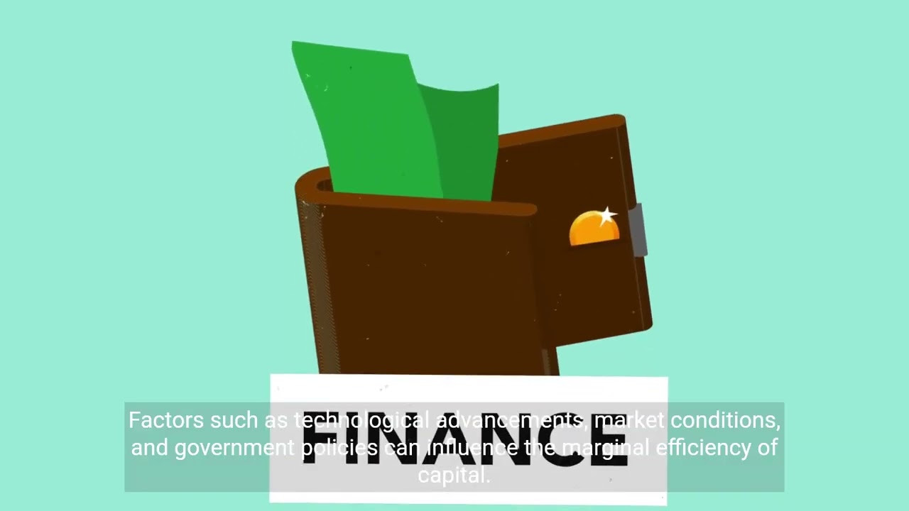 Marginal Efficiency of capital in Economics