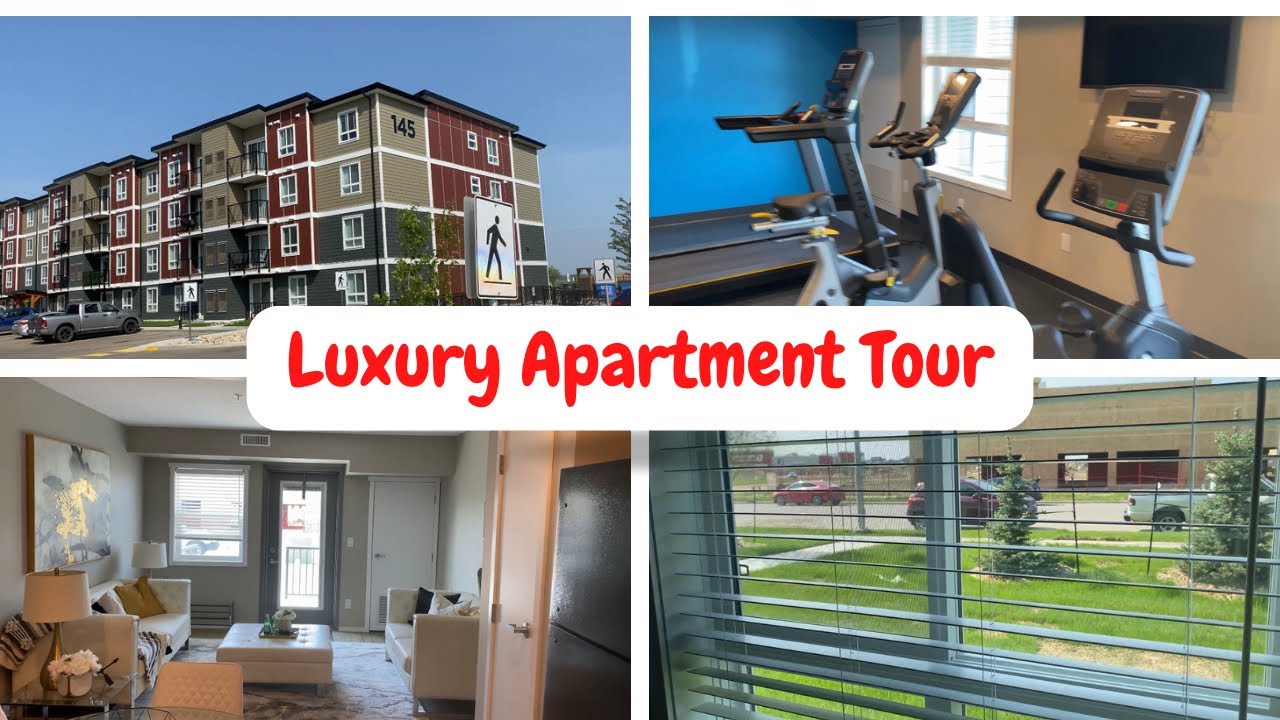 Tour Of A 2 Bedroom $1688 Per Month Apartment in Saskatoon Canada | Luxury Apartment Tour