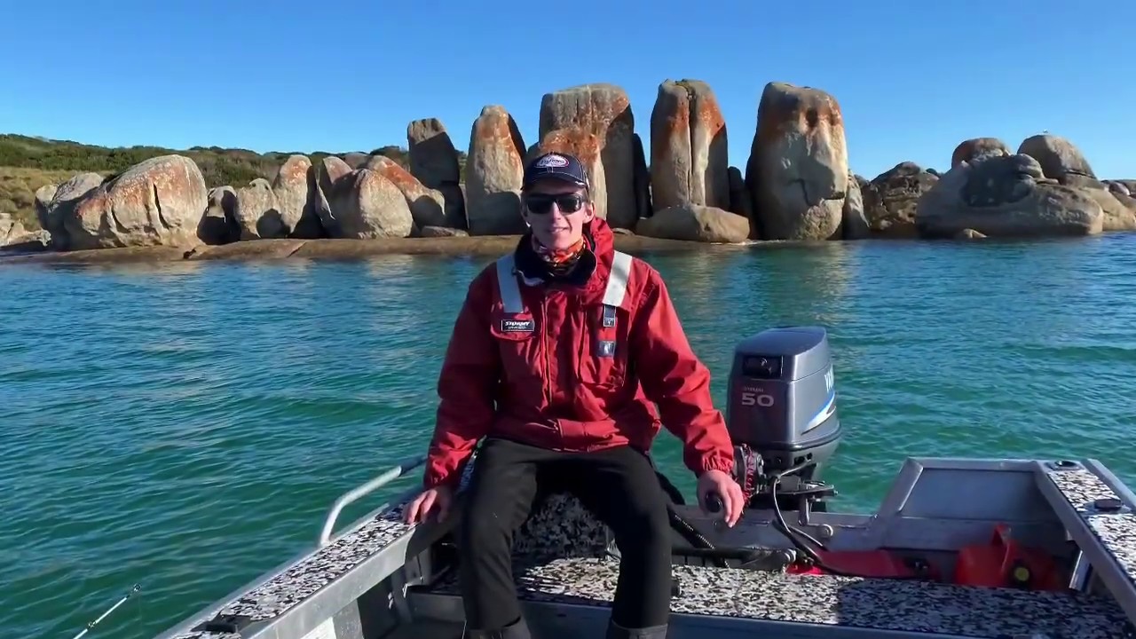 Three Hummock Island day trip from Smithton in a 4.2m tinny. 140 km return