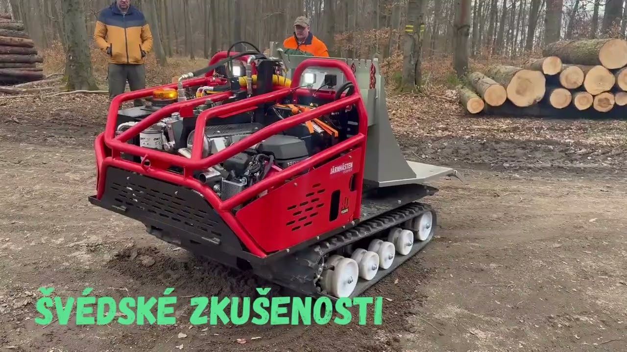 Železn&yacute; kůň Lennartsfors Essence v akci: obratnost, s&iacute;la, posun podvozku, těžebn&iacute; &scaron;t&iacute;t...