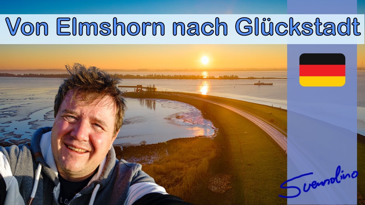 Elmshorn bis Glückstadt | Von Elmo ins Glück - Eine winterliche Radtour im Januar (Krückau und Elbe)