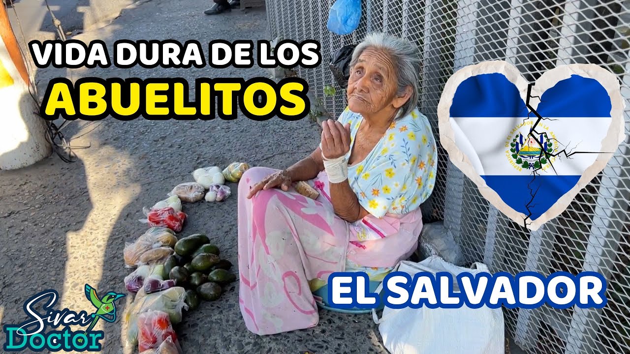 Abuelitos en EXTREMA POBREZA VENDIENDO en las CALLES DE EL SALVADOR