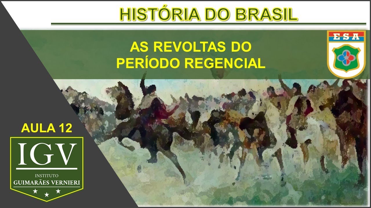 As Revoltas do Período Regencial | História do Brasil | Aula 12