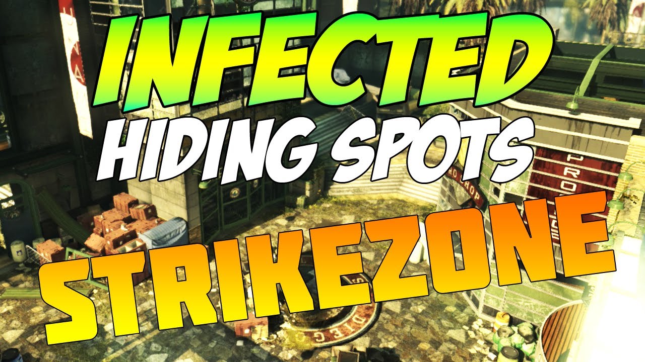 Infected Hiding Spots #3 - Strikezone - Call Of Duty Ghosts