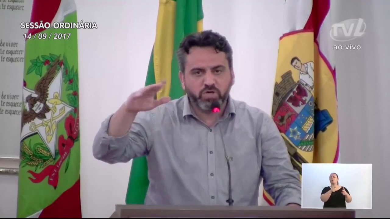 Pronunciamento Vereador Professor Gilson - 14/09/2017