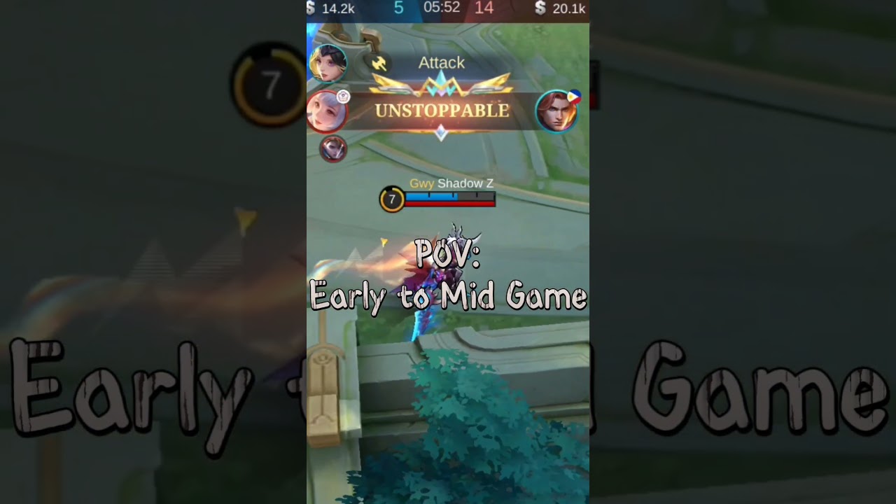 Argus Early Vs Late Game #mlbb #argus