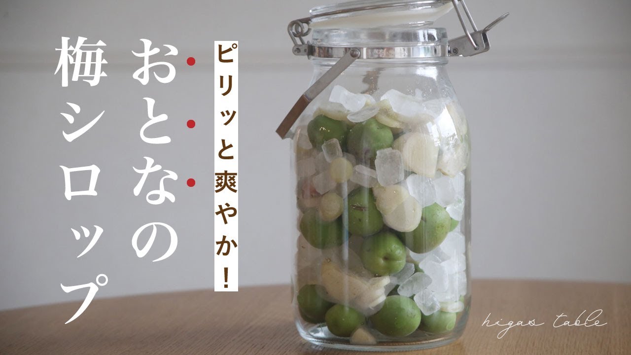 【初夏の手仕事】ピリッと大人味！梅ジンジャーシロップの作り方&使い方4選
