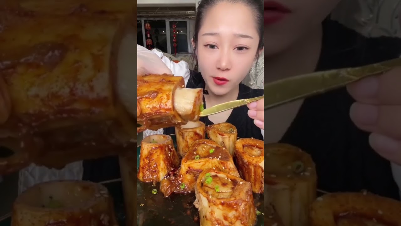 Bone marrow mukbang super delicious